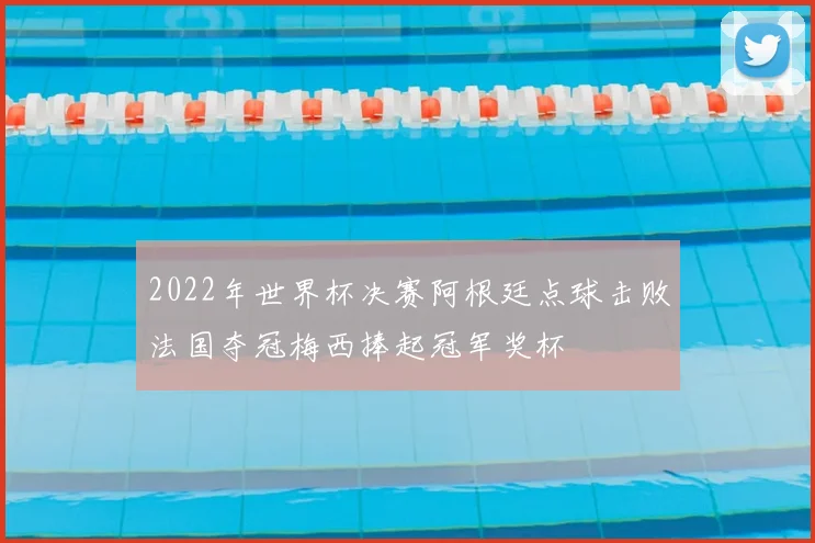 2022年世界杯决赛阿根廷点球击败法国夺冠梅西捧起冠军奖杯